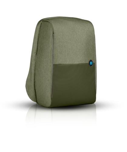 Metrobag – plecak khaki 17" na laptopa, antykradzieżowy, do miasta i podróży 