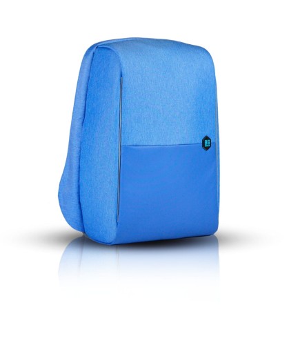 Plecak miejski na laptopa 17" METROBAG - niebieski, kabinowy i antykradzieżowy